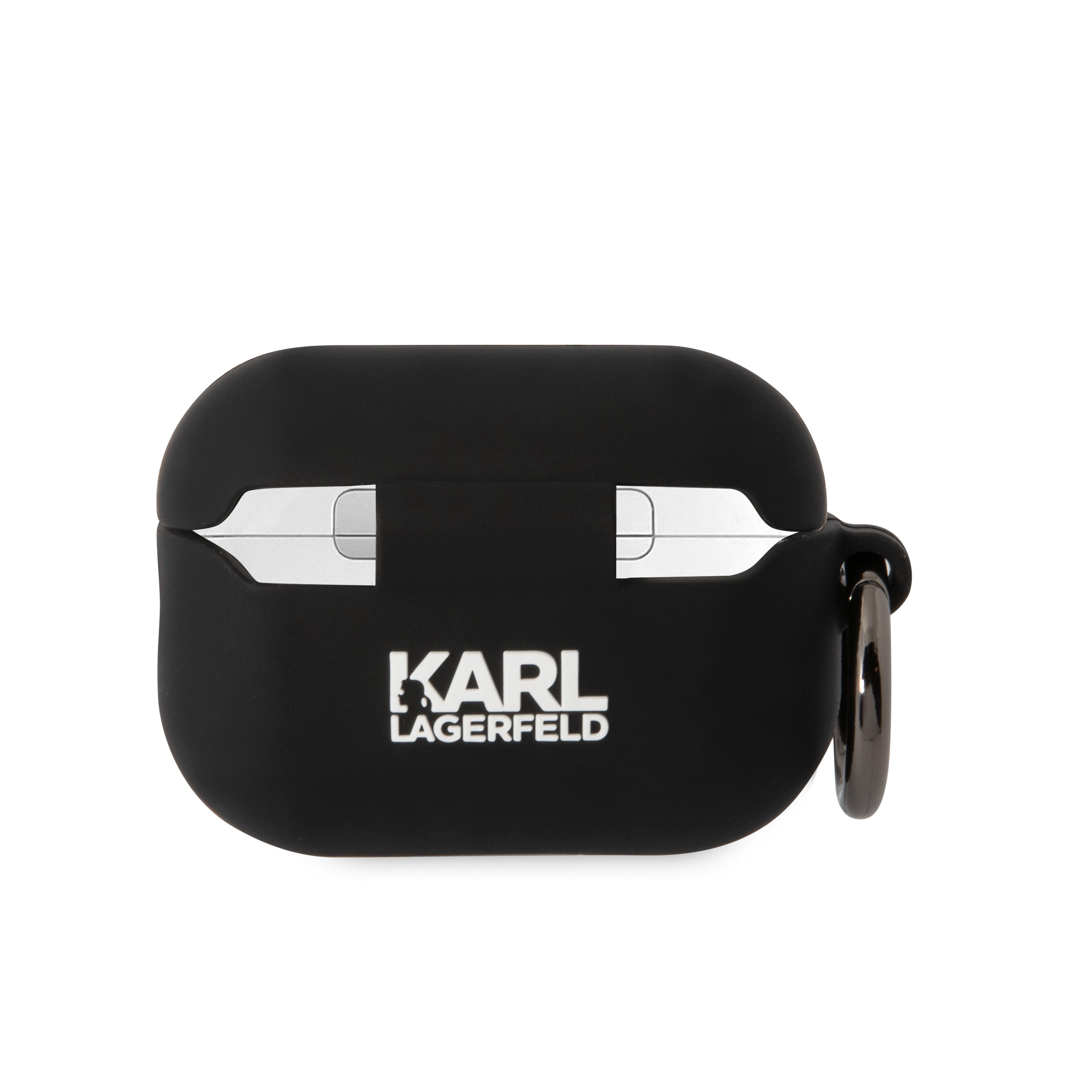 Foto 3 pulgar | Funda Karl Silicone Para Airpods Pro 1 Y 2 - Negro Original