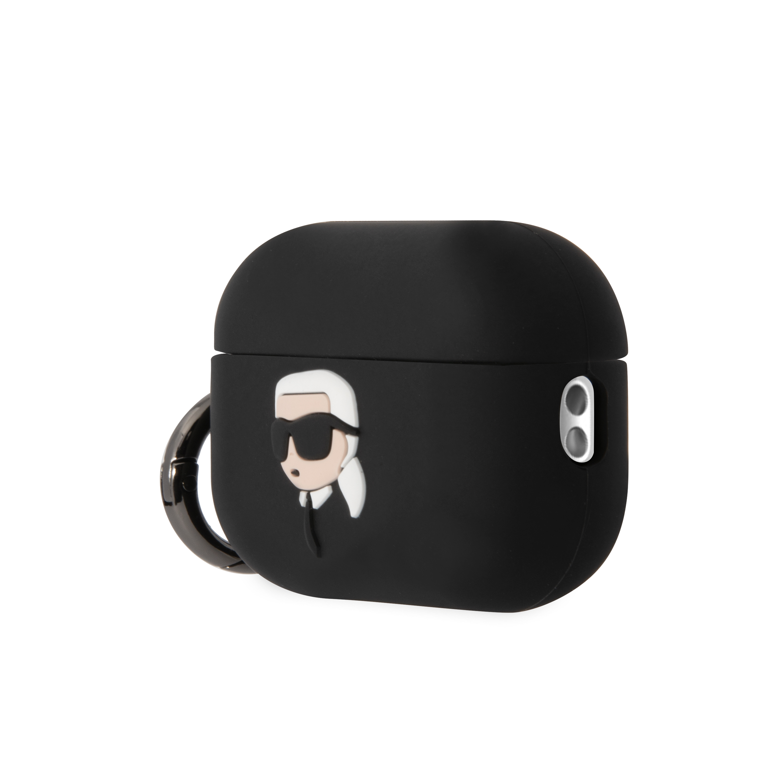 Foto 4 pulgar | Funda Karl Silicone Para Airpods Pro 1 Y 2 - Negro Original