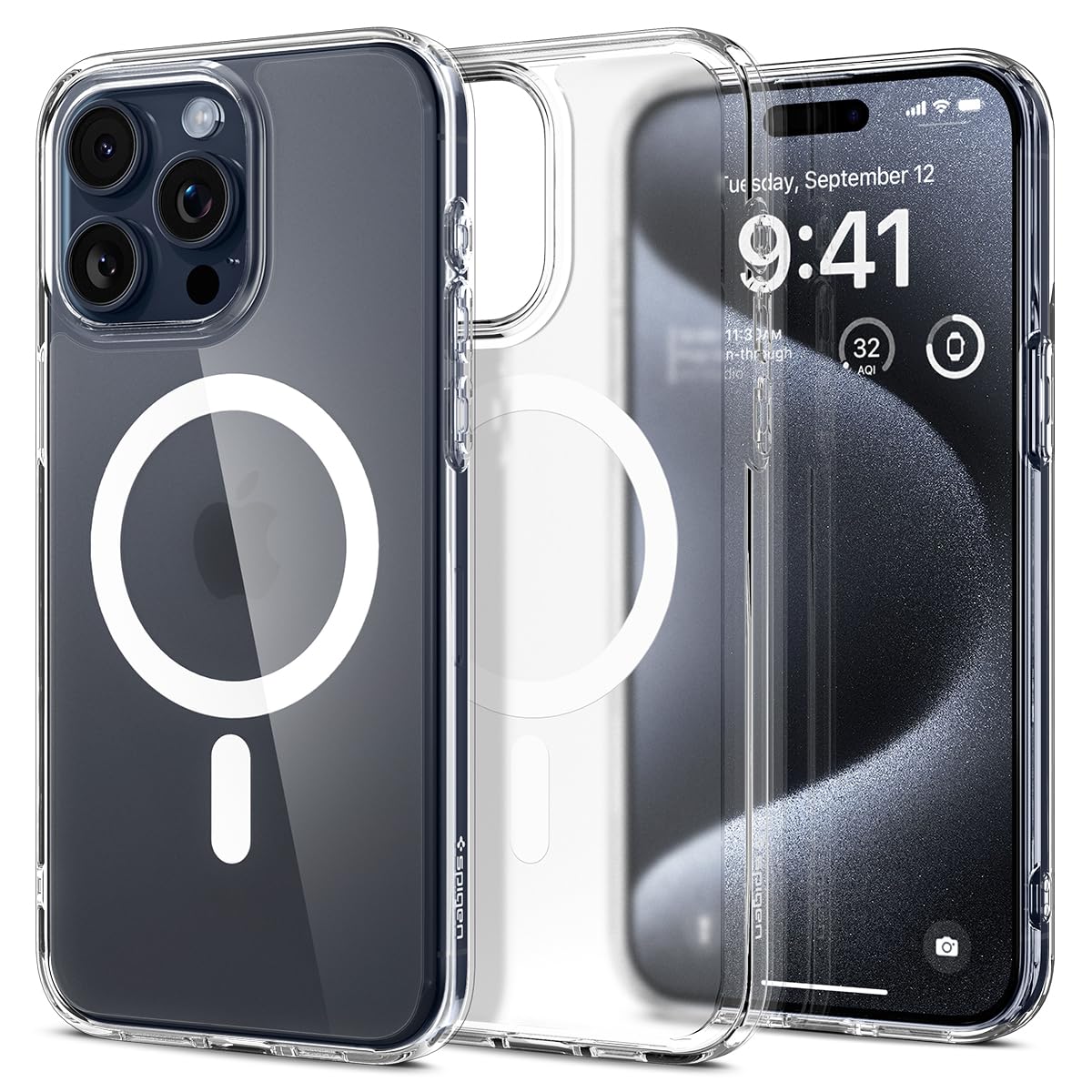 Funda De Teléfono Spigen Ultra Hybrid Magfit Para Iphone 15 Pro - Venta Internacional.