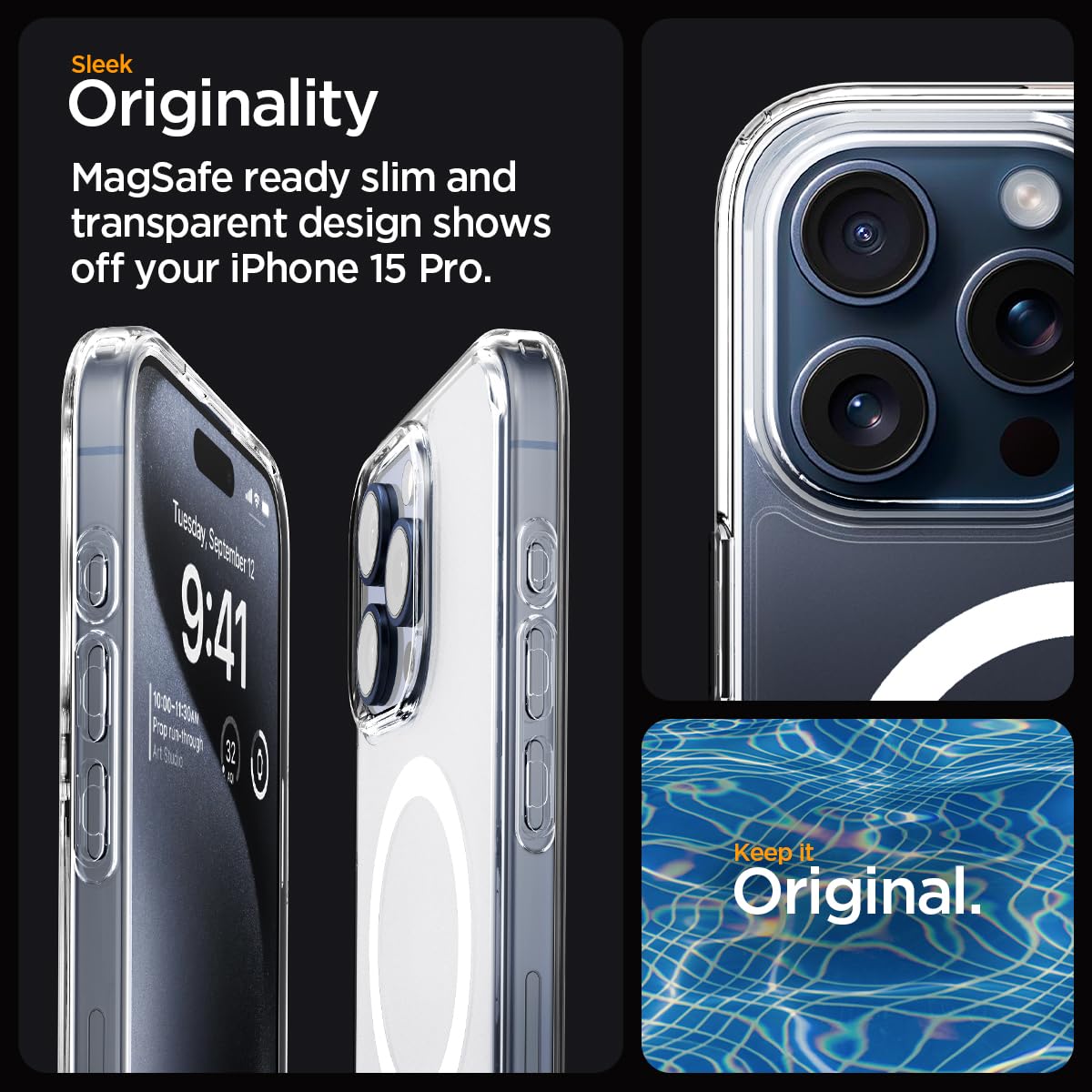 Foto 4 pulgar | Funda De Teléfono Spigen Ultra Hybrid Magfit Para Iphone 15 Pro - Venta Internacional.