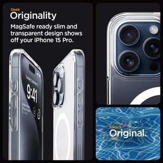 Foto 3 | Funda De Teléfono Spigen Ultra Hybrid Magfit Para Iphone 15 Pro - Venta Internacional.