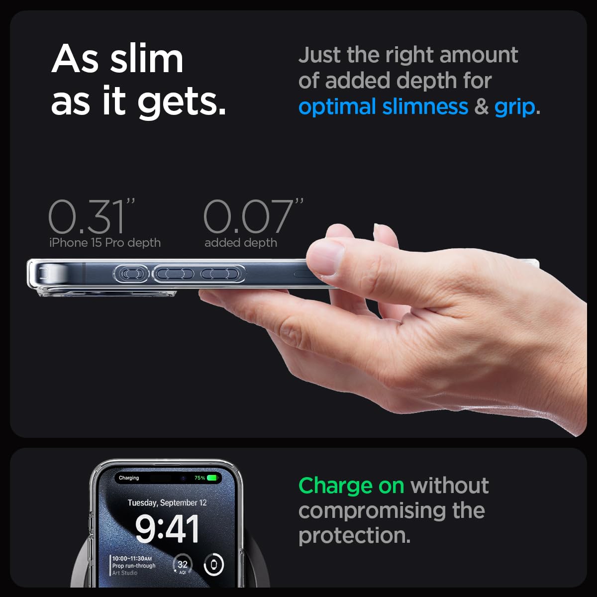 Foto 7 pulgar | Funda De Teléfono Spigen Ultra Hybrid Magfit Para Iphone 15 Pro - Venta Internacional.