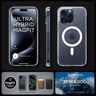 Foto 7 | Funda De Teléfono Spigen Ultra Hybrid Magfit Para Iphone 15 Pro - Venta Internacional.