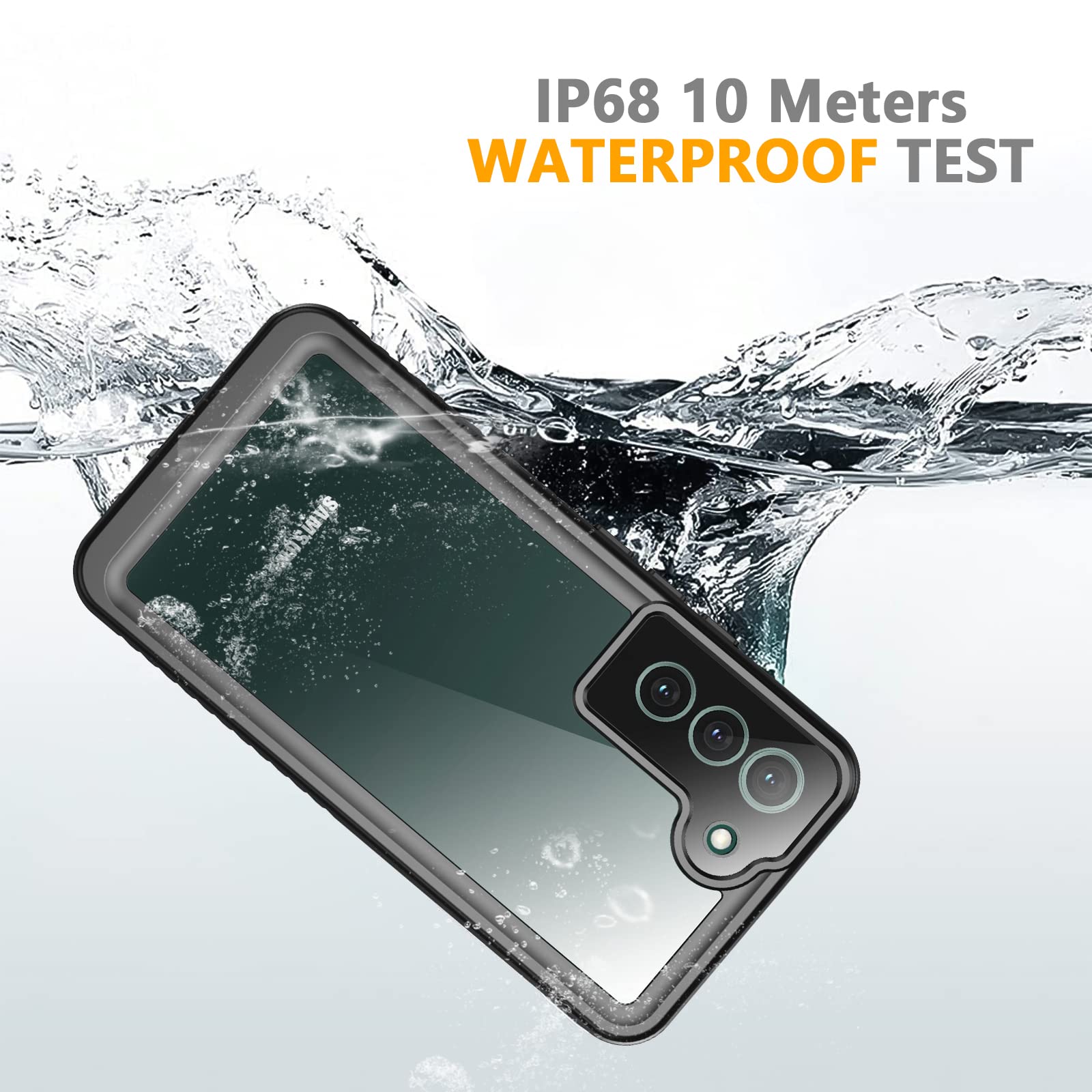 Foto 3 pulgar | Funda Impermeable Temdan Con Protector De Pantalla Para Samsung S22 De 6.1 Pulgadas - Venta Internacional.