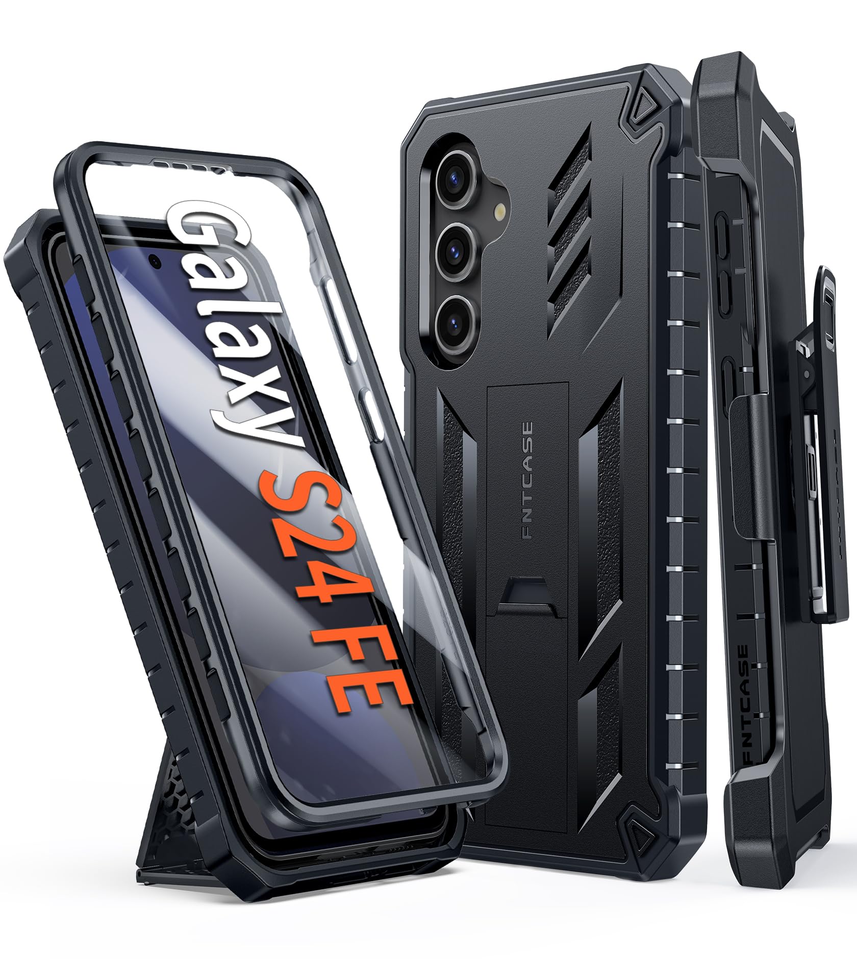 Foto 2 pulgar | Funda De Teléfono Fntcase Para Samsung Galaxy S24-fe Military Grade - Venta Internacional.