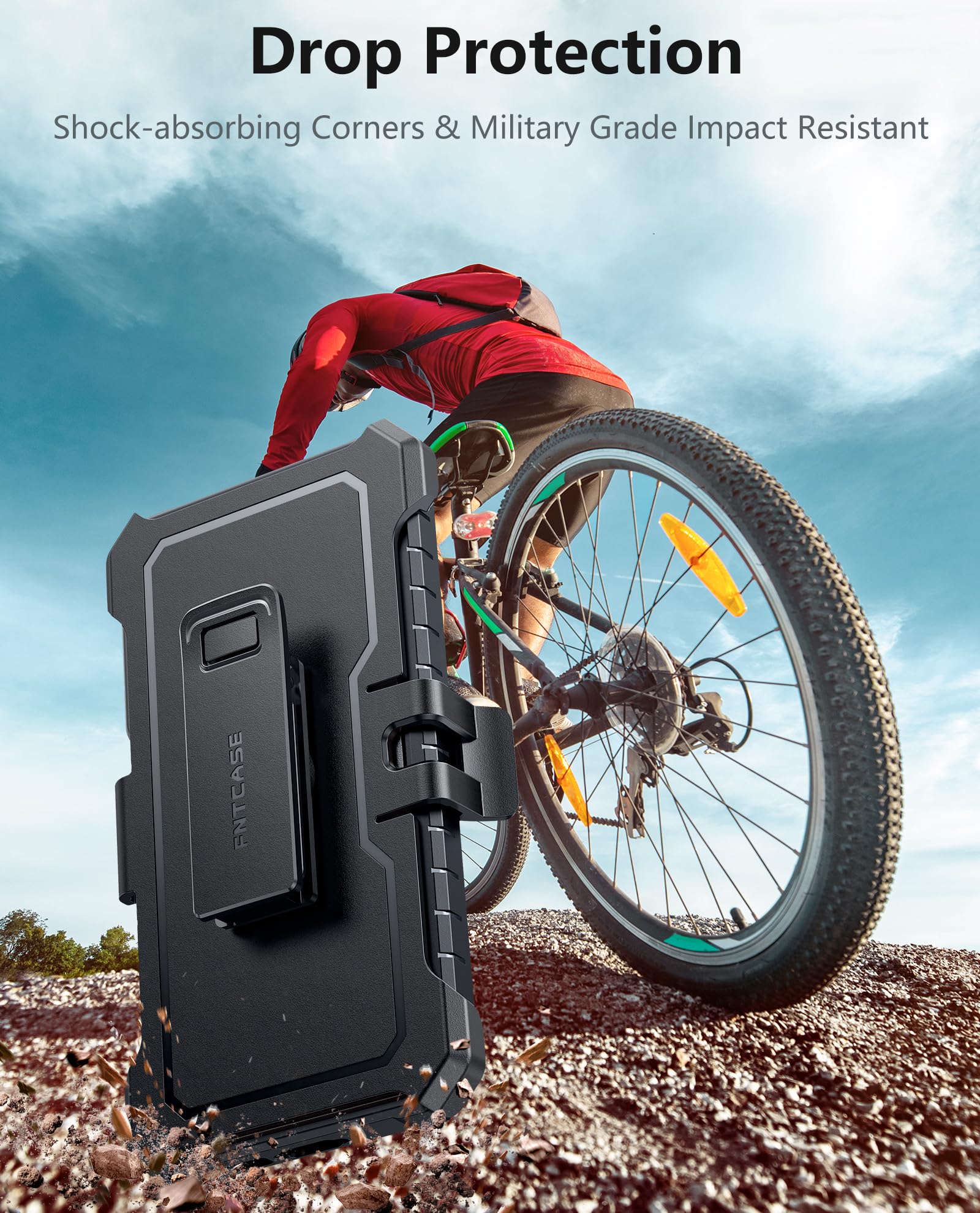 Foto 7 pulgar | Funda De Teléfono Fntcase Para Samsung Galaxy S24-fe Military Grade - Venta Internacional.
