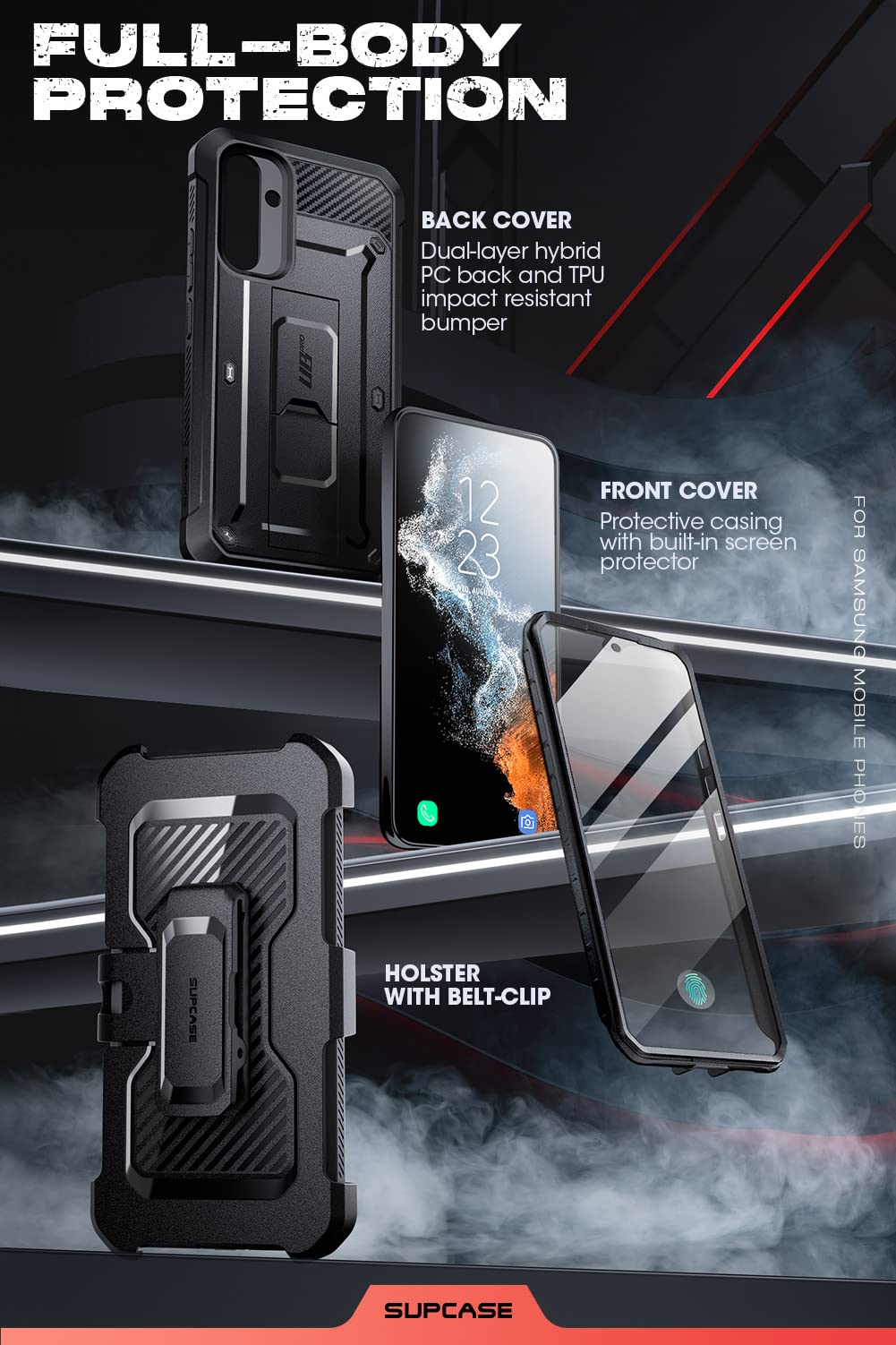 Foto 5 pulgar | Funda De Teléfono Supcase Unicorn Beetle Pro Para Samsung Galaxy A54 5g - Venta Internacional.
