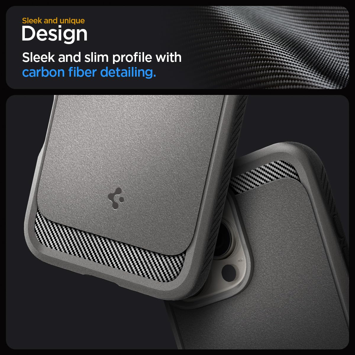 Foto 4 | Funda Spigen Rugged Armor Magfit Para Iphone 16 Pro, Color Gris - Venta Internacional.
