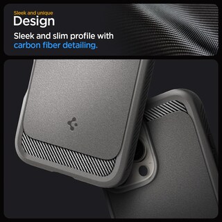 Foto 4 | Funda Spigen Rugged Armor Magfit Para Iphone 16 Pro, Color Gris - Venta Internacional.