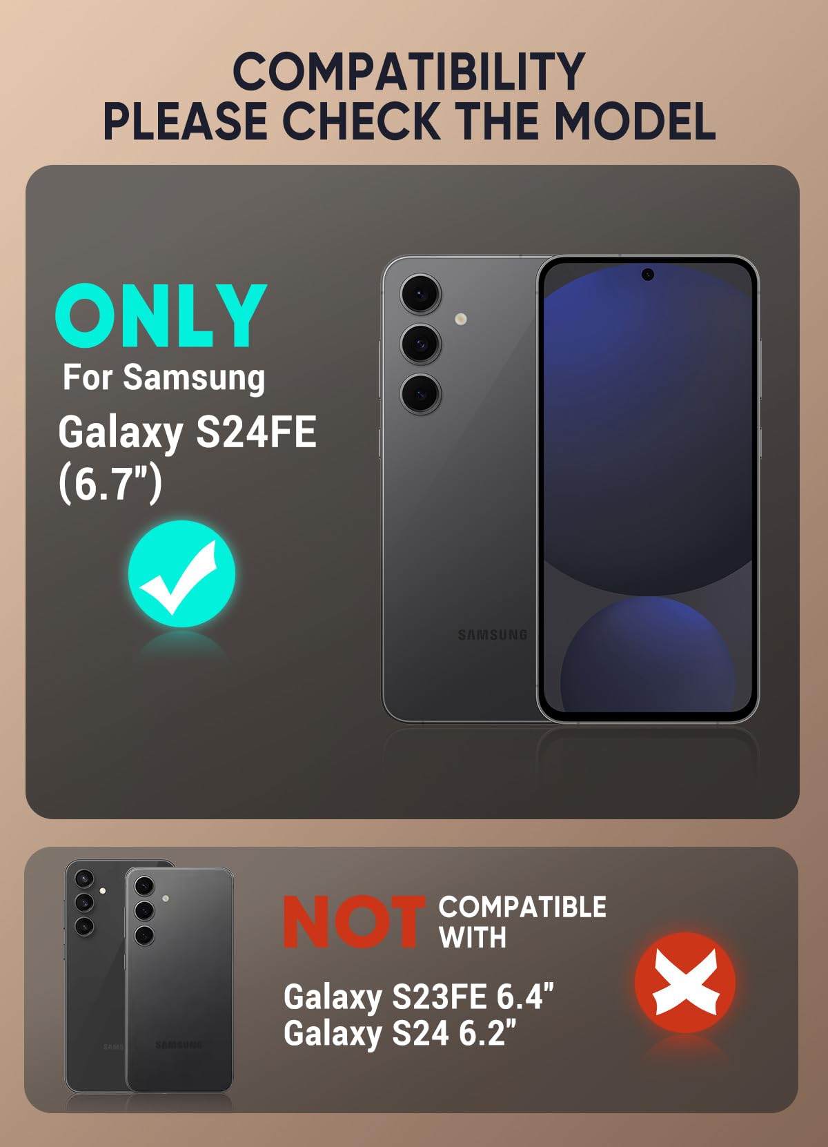 Foto 3 pulgar | Funda De Teléfono Supcase Unicorn Beetle Pro Para Samsung Galaxy S24 Fe - Venta Internacional.