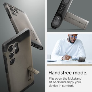 Foto 7 | Funda Spigen Tough Armor Para El Galaxy S23 Ultra Con Soporte - Venta Internacional.
