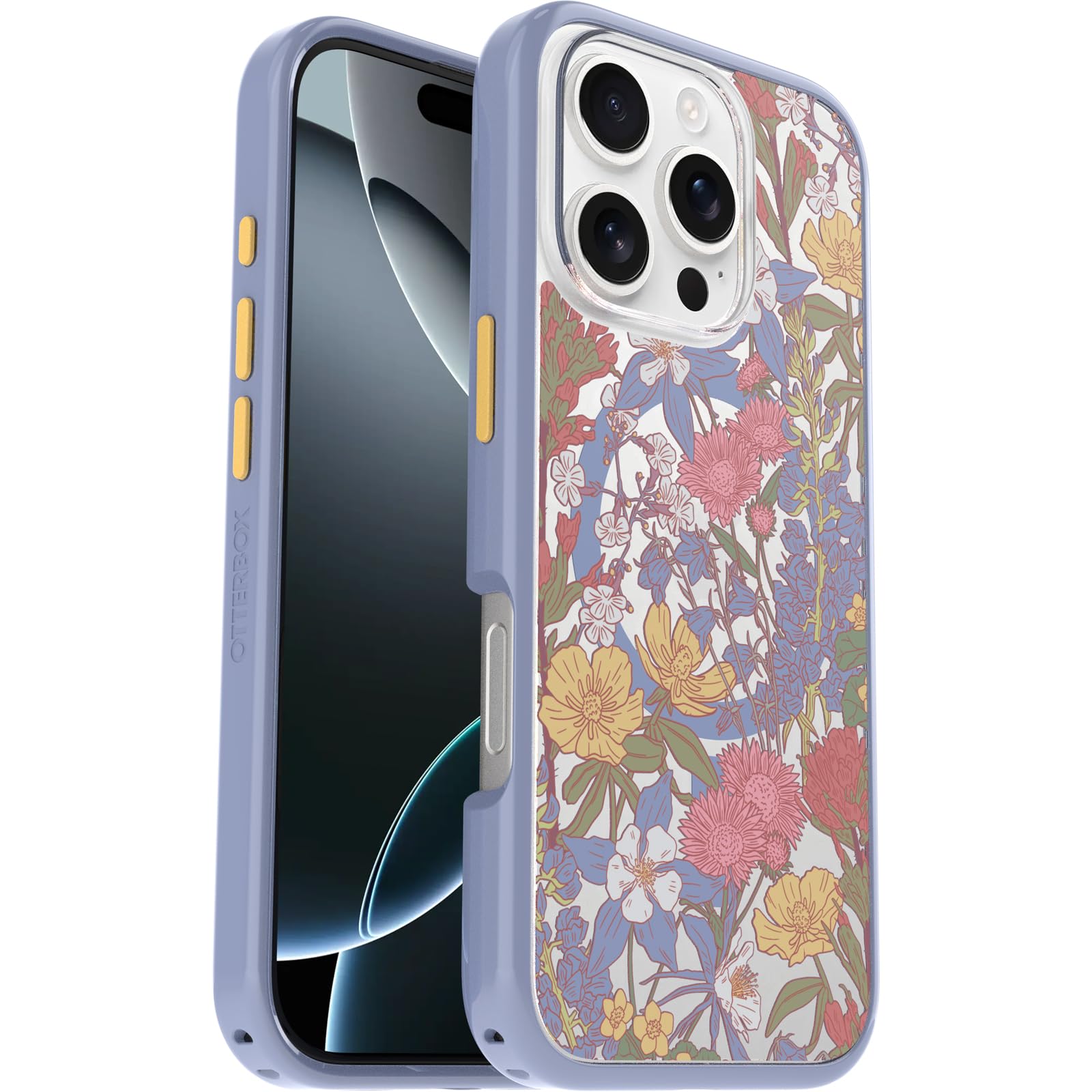 Foto 4 pulgar | Funda Para Teléfono Otterbox Iphone 16 Pro Symmetry Clear Floral - Venta Internacional.