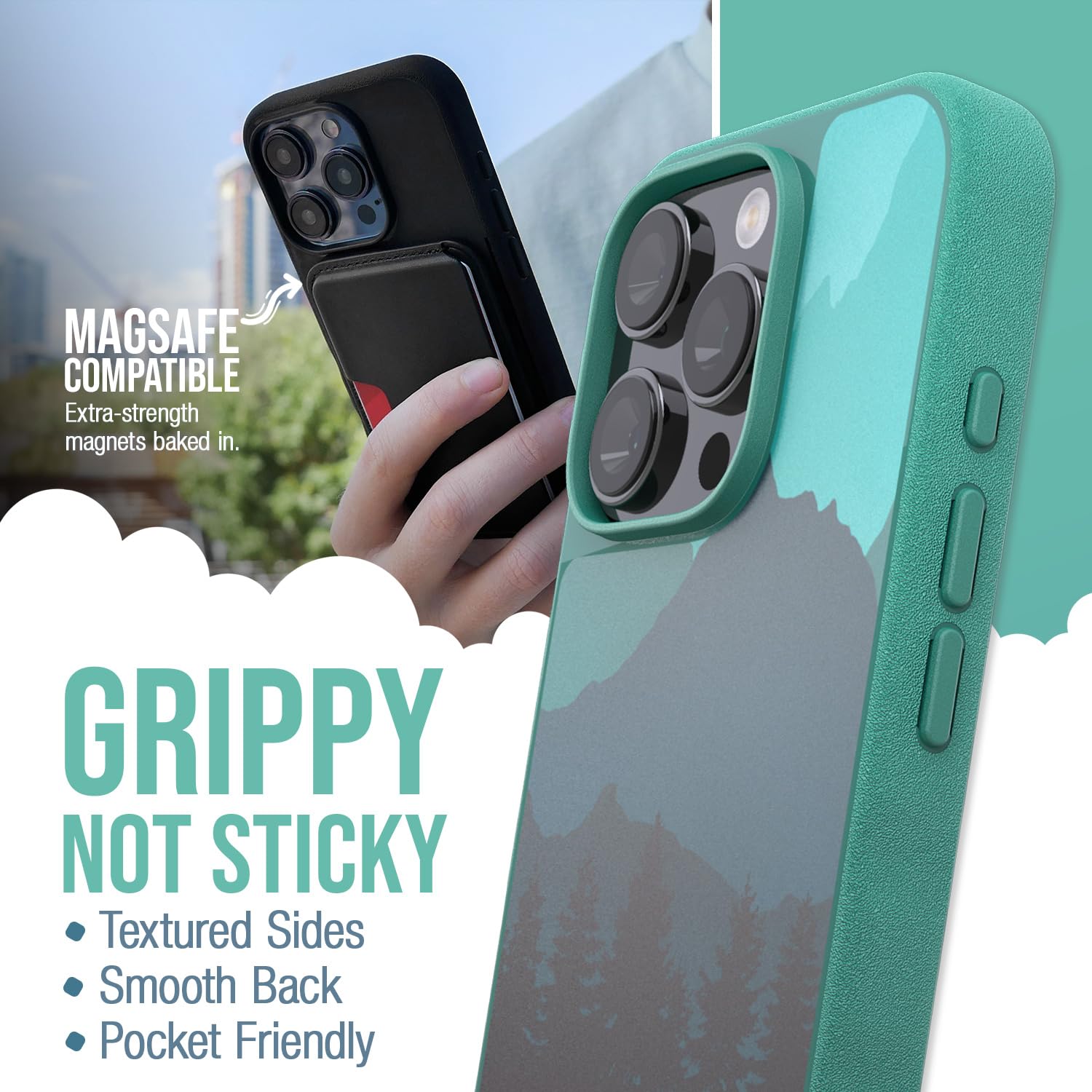Foto 3 pulgar | Funda Smartish  Magnetic Gripmunk Para Iphone 16 Pro Con Magsafe - Venta Internacional.
