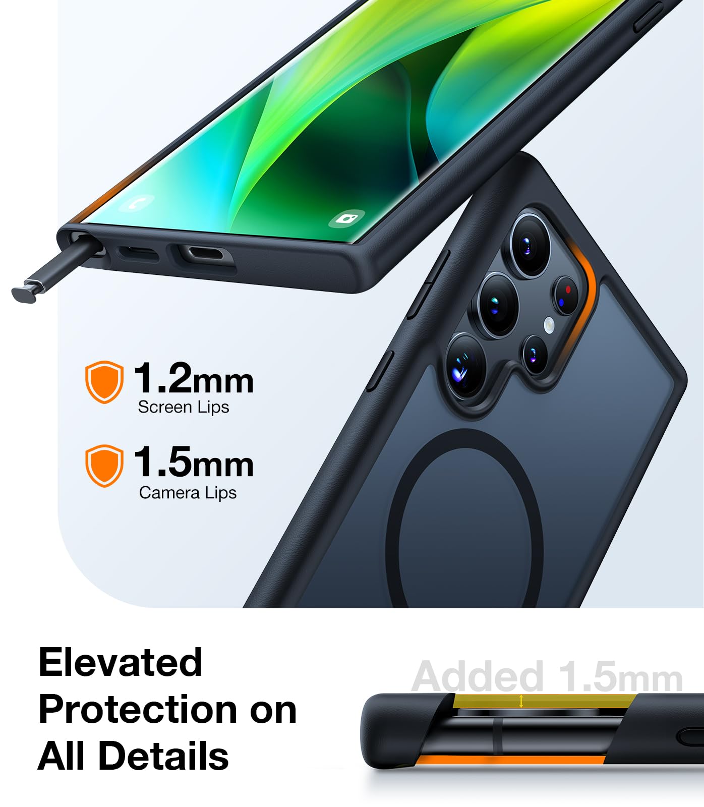 Foto 4 pulgar | Funda De Teléfono Torras Magnética A Prueba De Golpes Para Samsung S24 Ultra - Venta Internacional.