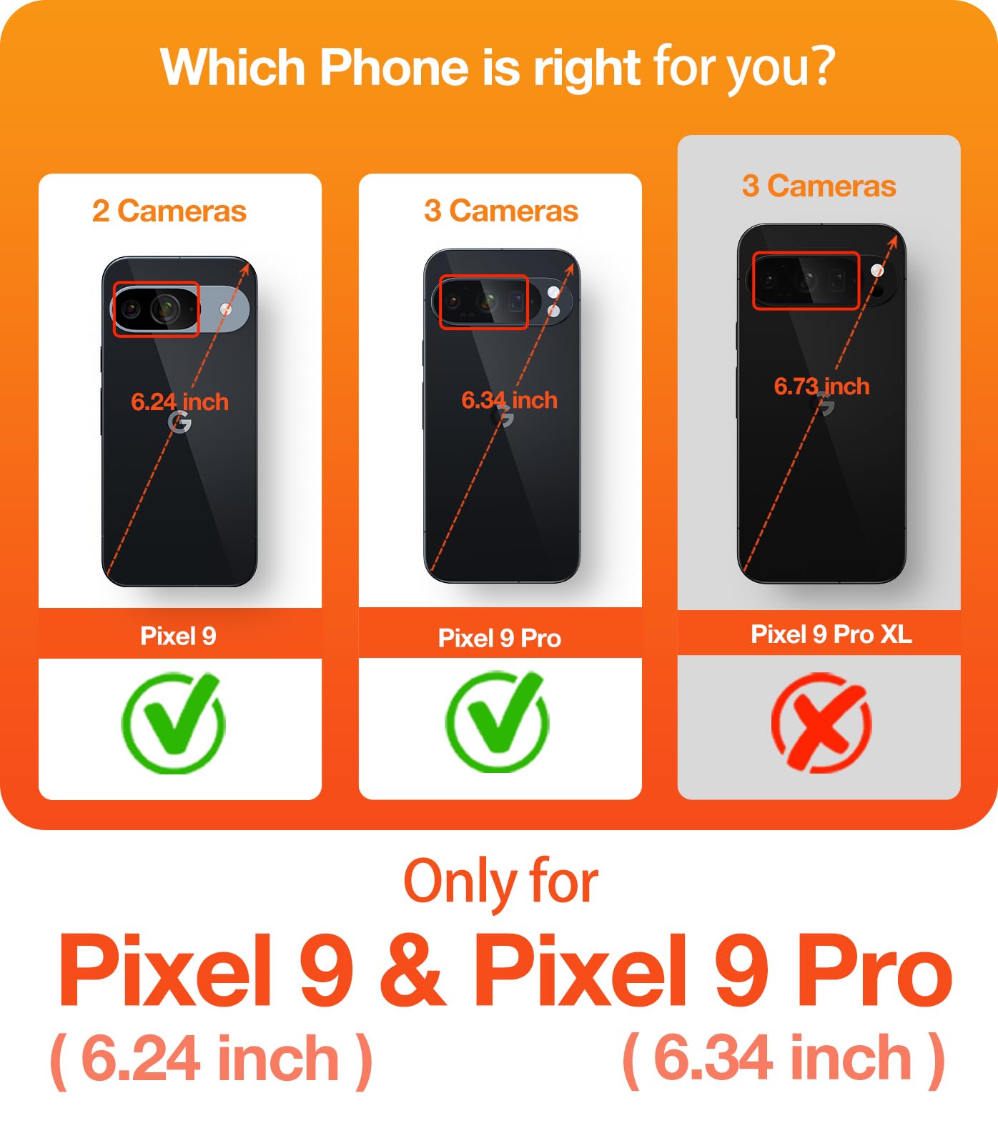 Foto 2 | Funda De Teléfono Torras Magnética A Prueba De Golpes Para Google Pixel 9 Pro - Venta Internacional.