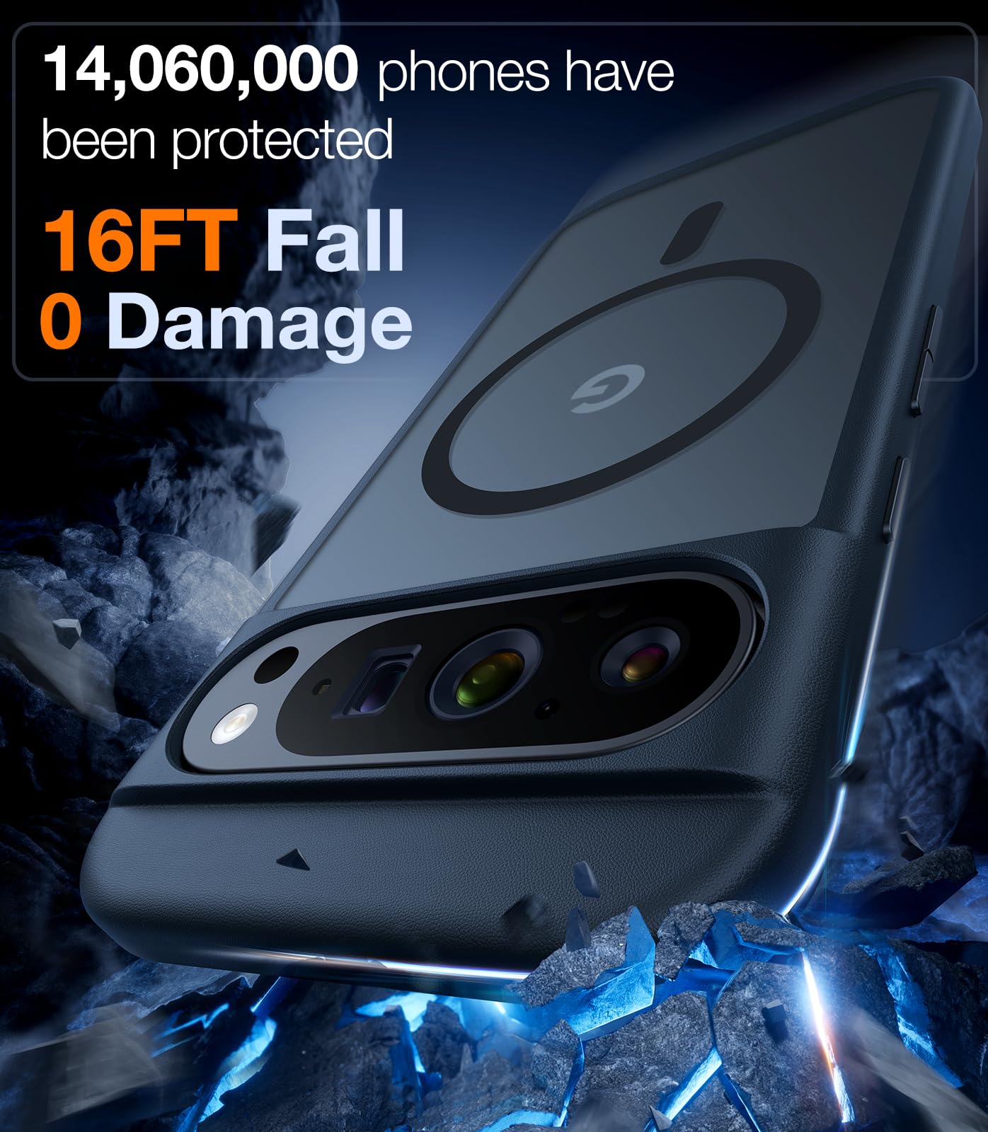 Foto 6 pulgar | Funda De Teléfono Torras Magnética A Prueba De Golpes Para Google Pixel 9 Pro - Venta Internacional.