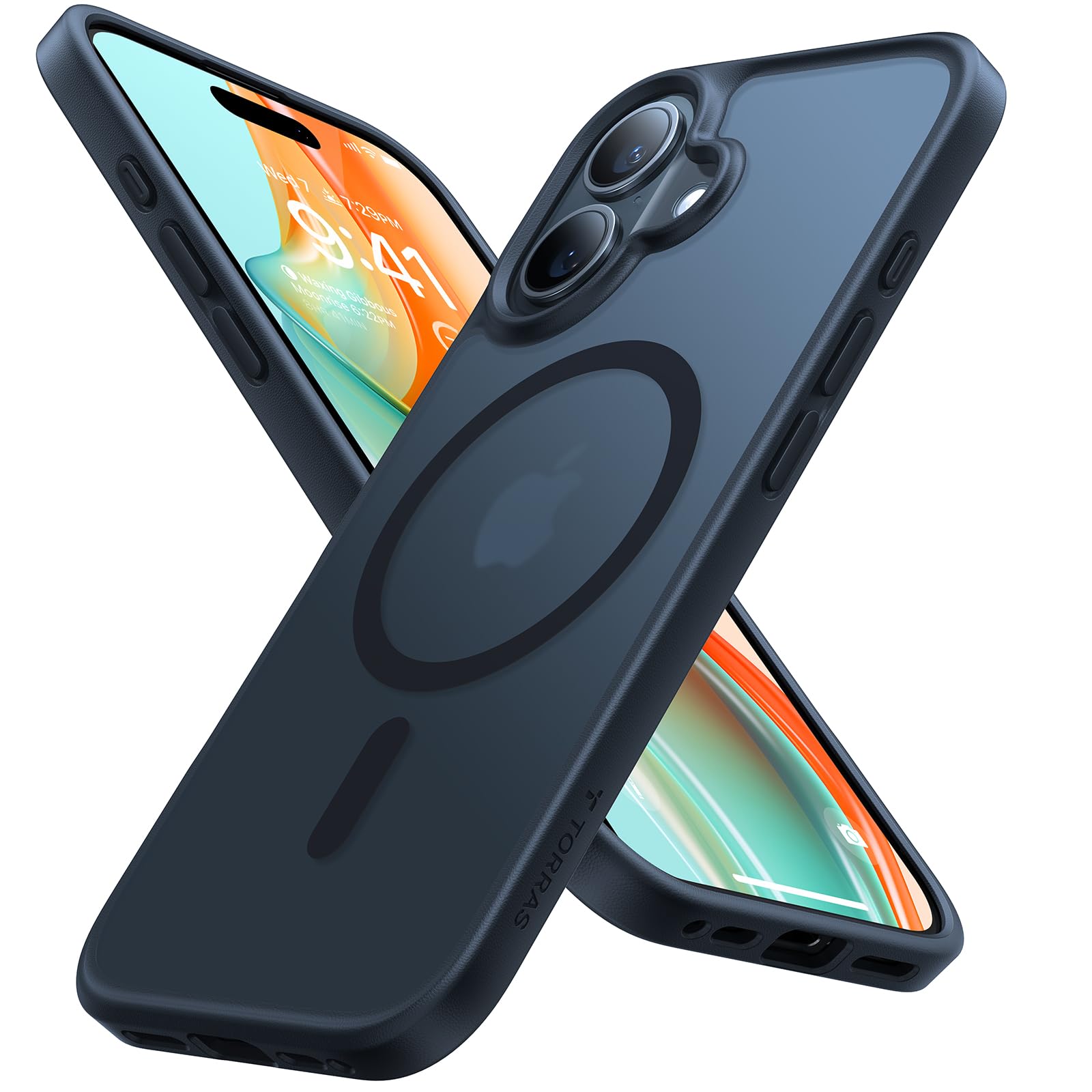 Foto 2 pulgar | Funda De Teléfono Torras Para Iphone 16 Plus Con Magsafe Black - Venta Internacional.