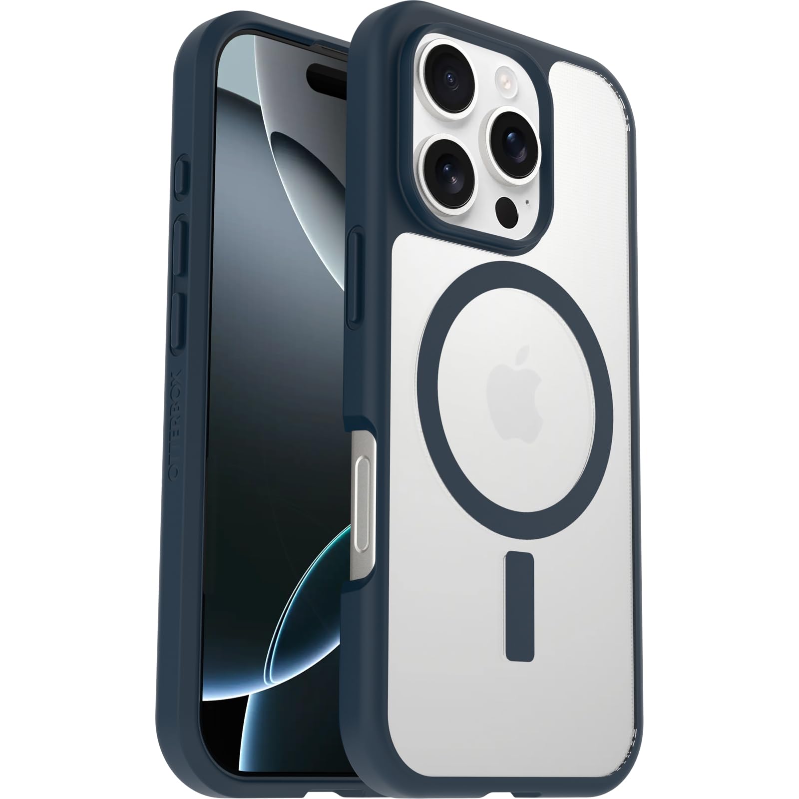 Foto 4 pulgar | Funda Otterbox Para Iphone 16 Pro, Serie React, Indigo Night - Venta Internacional.