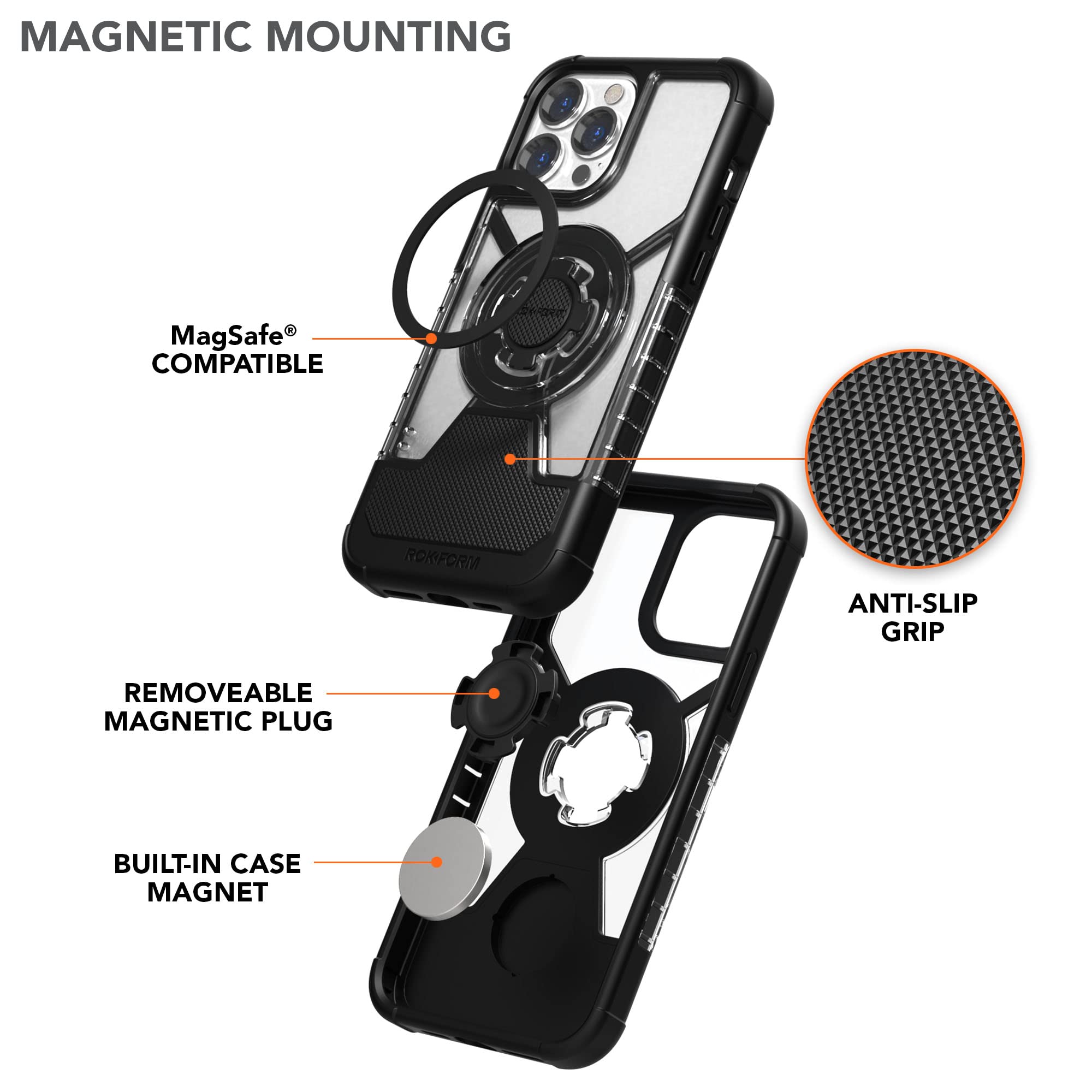 Foto 7 pulgar | Funda De Teléfono Rokform Crystal Series Para Iphone 13 Pro Max Clear - Venta Internacional.