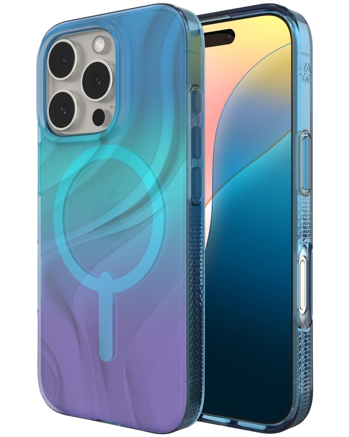 Foto 2 pulgar | Funda De Teléfono Zagg Milan Snap Para Iphone 16 Pro Que Cambia De Color - Venta Internacional.