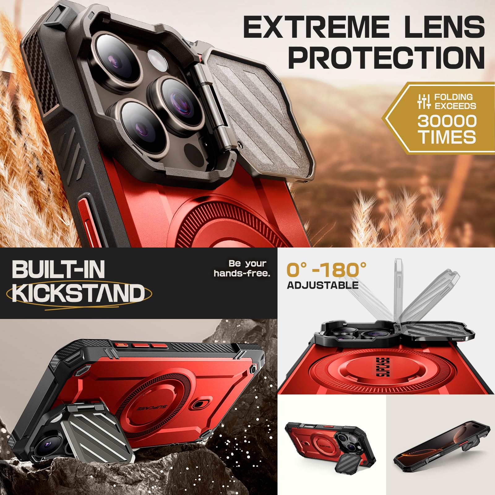 Foto 5 pulgar | Funda Para Teléfono Supcase Unicorn Beetle Mag Xt Para Iphone 16 Pro De 6.3 Pulgadas - Venta Internacional.