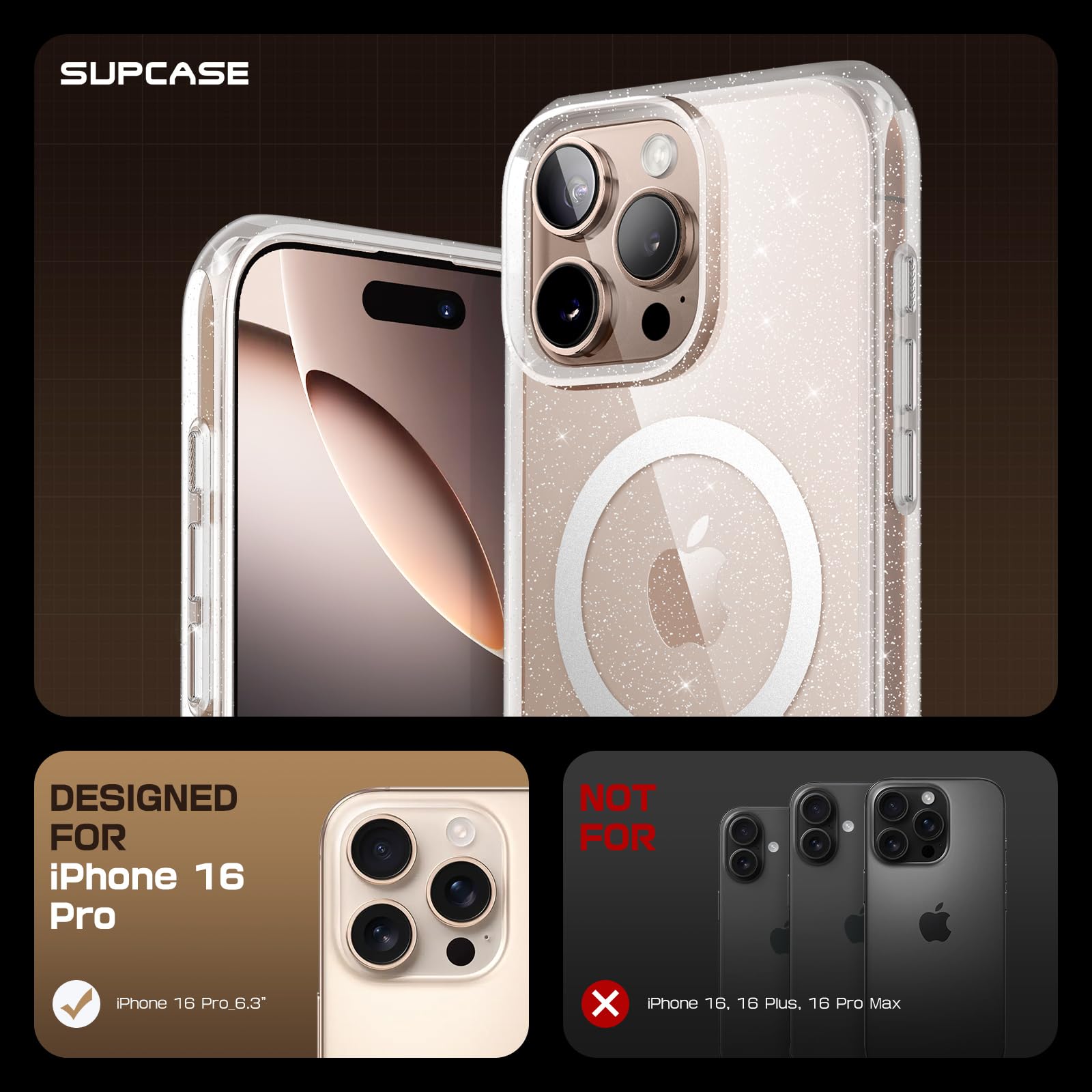 Foto 8 pulgar | Funda De Teléfono Supcase Unicorn Beetle Mag Para Iphone 16 Pro - Venta Internacional.