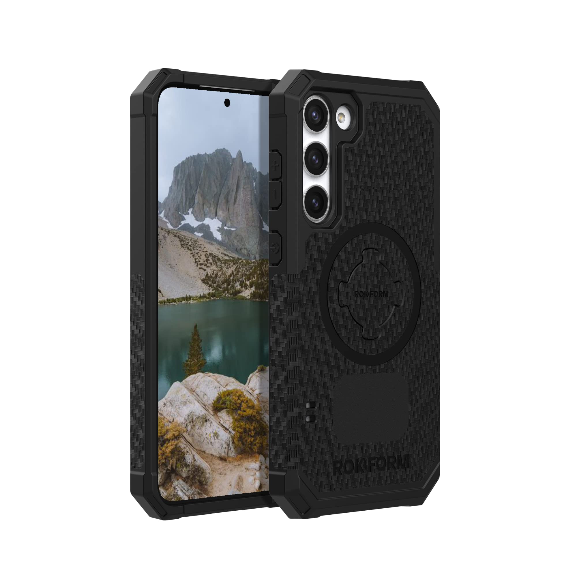 Foto 2 pulgar | Funda Rokform Para Galaxy S23 Plus, Resistente, Magnética, Con Cierre Giratorio, Color Negro - Venta Internacional.