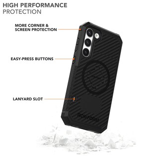 Foto 3 | Funda Rokform Para Galaxy S23 Plus, Resistente, Magnética, Con Cierre Giratorio, Color Negro - Venta Internacional.