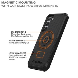 Foto 4 | Funda Rokform Para Galaxy S23 Plus, Resistente, Magnética, Con Cierre Giratorio, Color Negro - Venta Internacional.