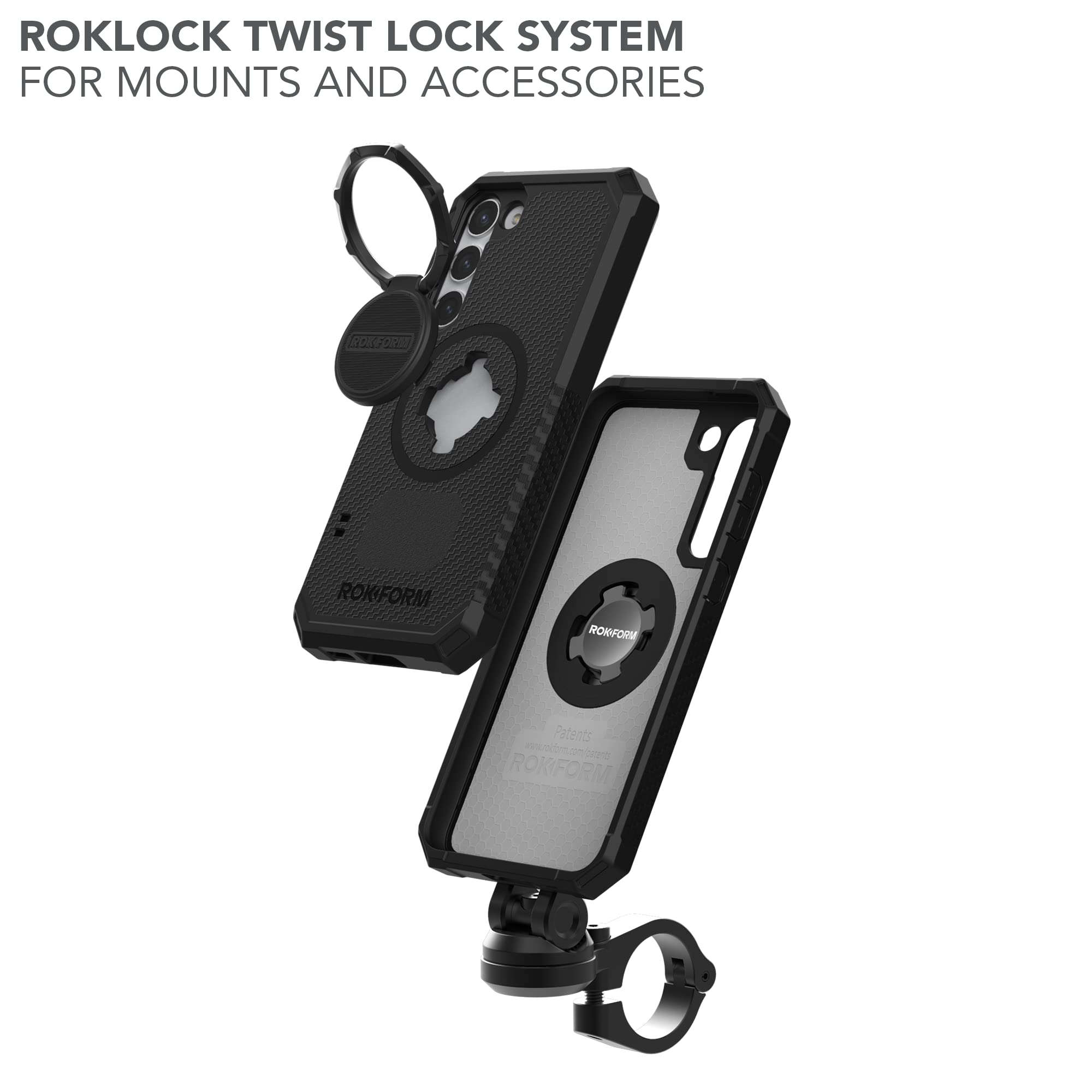 Foto 6 pulgar | Funda Rokform Para Galaxy S23 Plus, Resistente, Magnética, Con Cierre Giratorio, Color Negro - Venta Internacional.