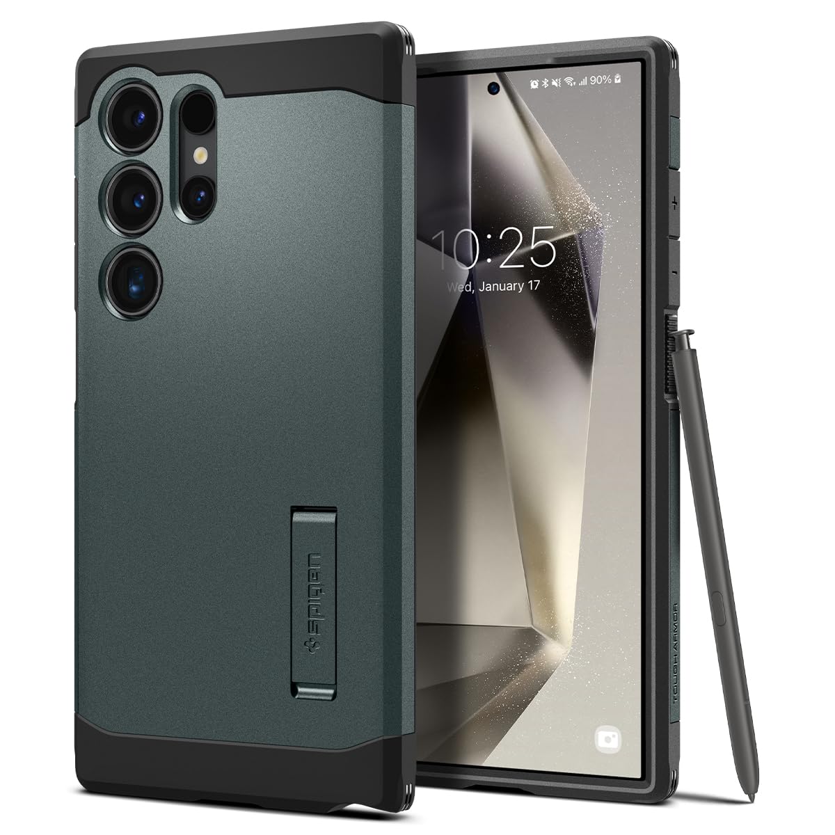 Foto 1 | Funda Spigen Tough Armor Para Galaxy S24 Ultra Con Soporte - Venta Internacional.