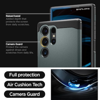 Foto 4 | Funda Spigen Tough Armor Para Galaxy S24 Ultra Con Soporte - Venta Internacional.