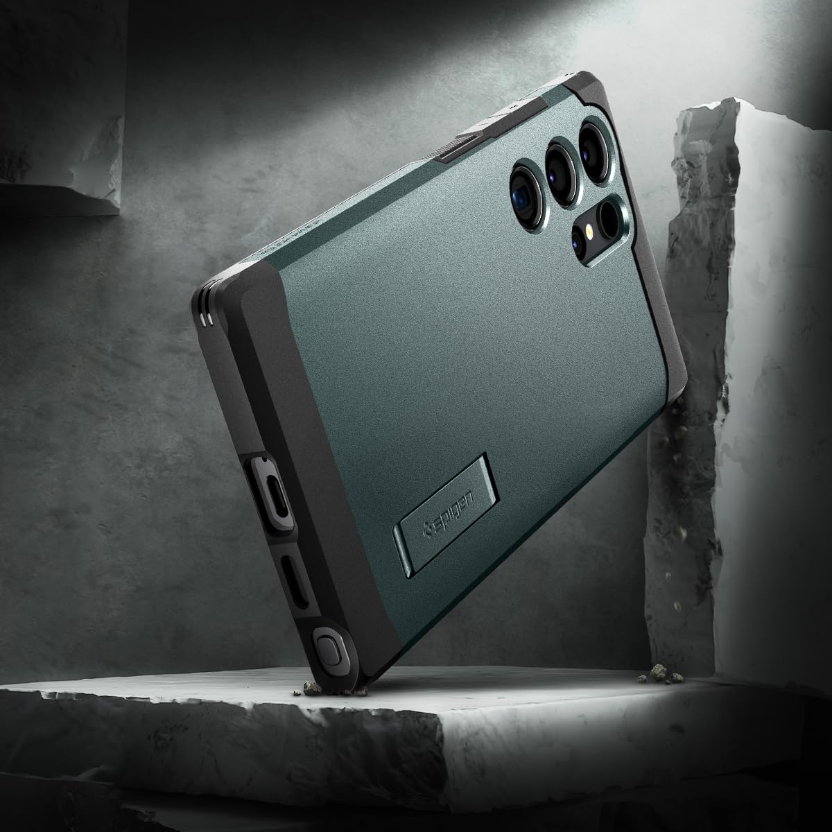 Foto 7 | Funda Spigen Tough Armor Para Galaxy S24 Ultra Con Soporte - Venta Internacional.