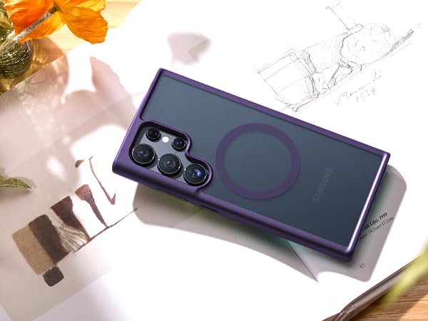 Foto 2 | Funda De Teléfono Torras Magnética A Prueba De Golpes Para Samsung S24 Ultra - Venta Internacional.