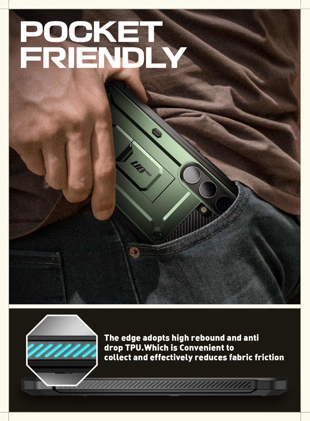 Foto 7 | Funda Para Teléfono Supcase Unicorn Beetle Pro Samsung S24 Plus 5g - Venta Internacional.
