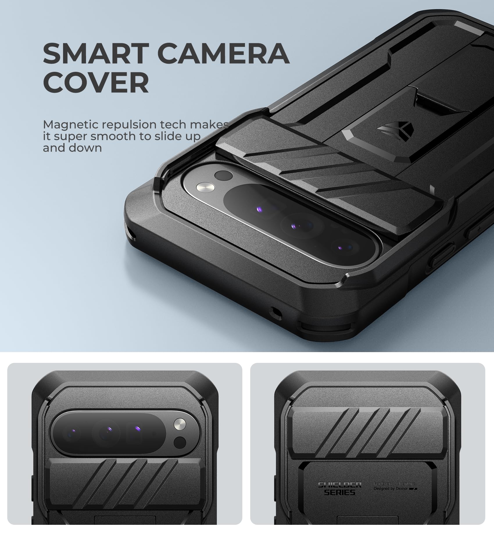 Foto 4 pulgar | Funda Dexnor Para Google Pixel 9 Pro Xl Con Cámara Deslizante - Venta Internacional.