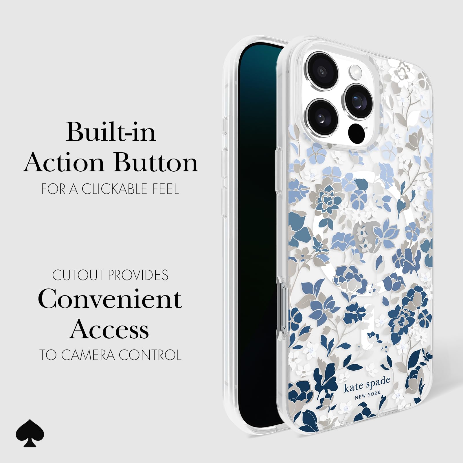 Foto 5 pulgar | Funda De Teléfono Kate Spade New York Para Iphone 16 Pro Max Flowerbed - Venta Internacional.