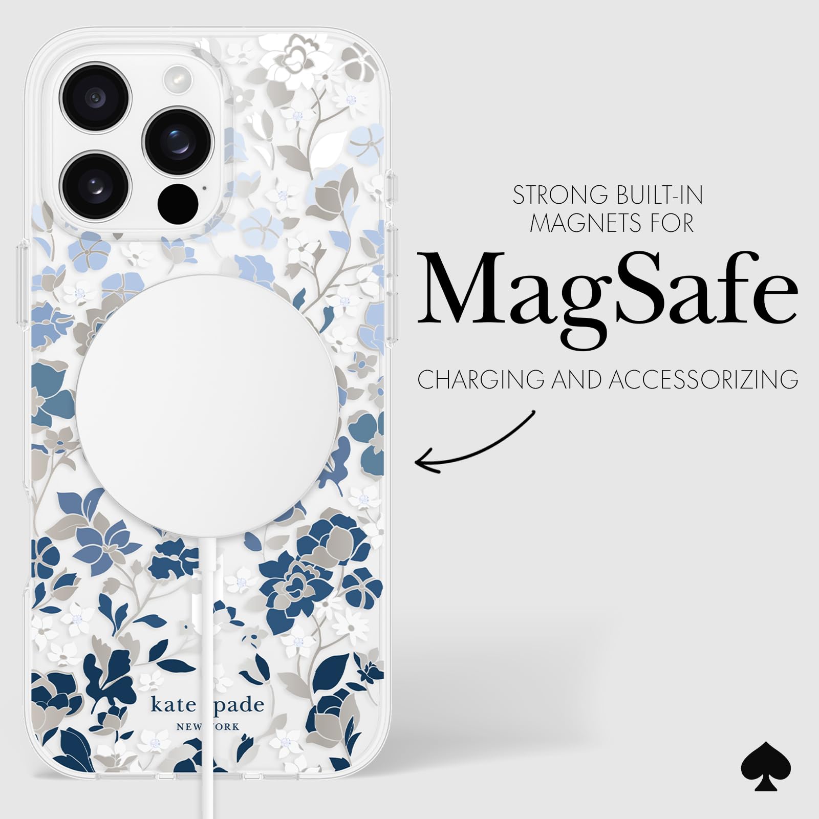 Foto 7 pulgar | Funda De Teléfono Kate Spade New York Para Iphone 16 Pro Max Flowerbed - Venta Internacional.