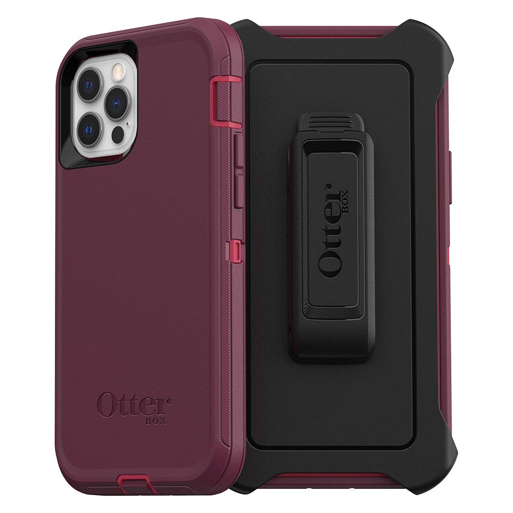 Foto 1 | Funda Otterbox Defender Series Para Iphone 12 Y 12 Pro - Berry - Venta Internacional.