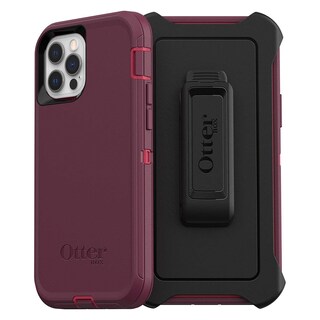 Foto 1 | Funda Otterbox Defender Series Para Iphone 12 Y 12 Pro - Berry - Venta Internacional.