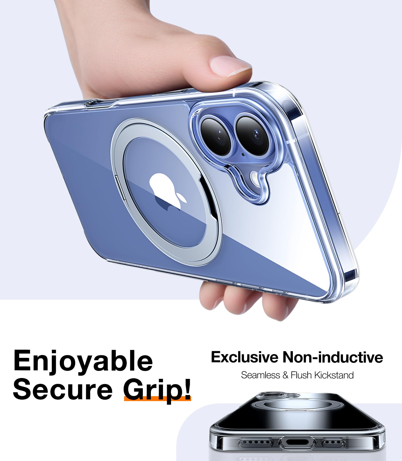 Foto 7 pulgar | Funda Para Teléfono Torras, Mejorada, Con Soporte Magnético Giratorio De 360° Para Iphone 16 - Venta Internacional.