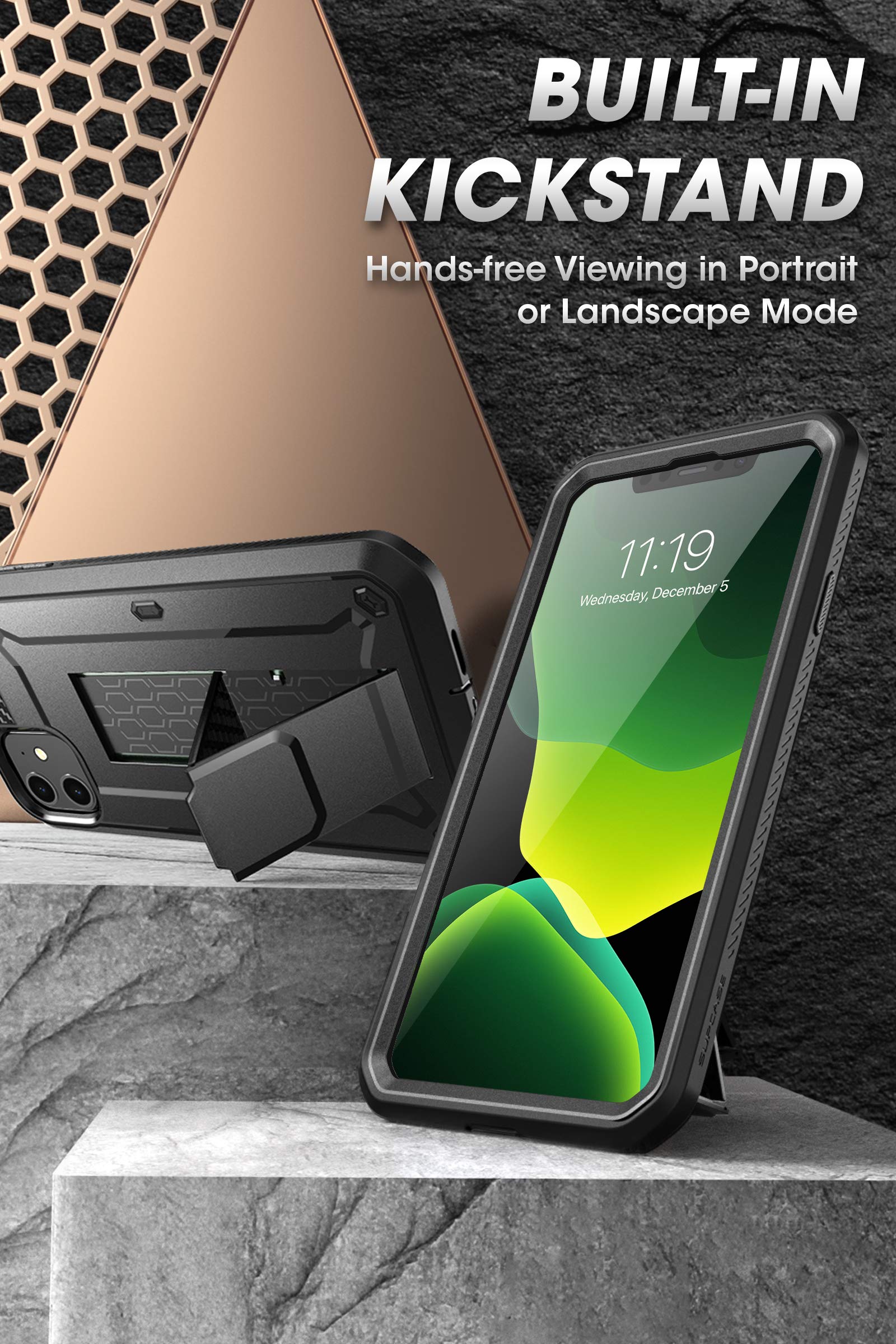 Foto 4 pulgar | Funda De Teléfono Supcase Unicorn Beetle Pro Para Iphone 11 6.1 - Venta Internacional.