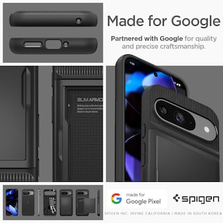 Foto 7 | Funda Spigen Slim Amor Cs Para Pixel 9/pixel 9 Pro (2024), Color Negro - Venta Internacional.