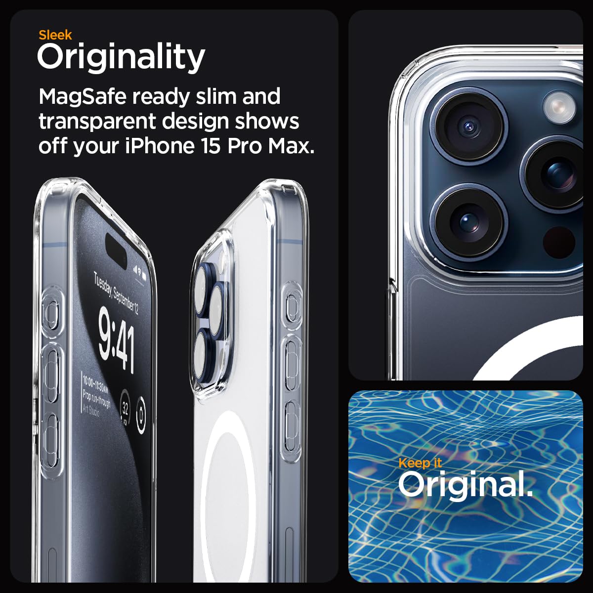 Foto 4 pulgar | Funda Para Teléfono Spigen Ultra Hybrid Magfit Iphone 15 Pro Max - Venta Internacional.