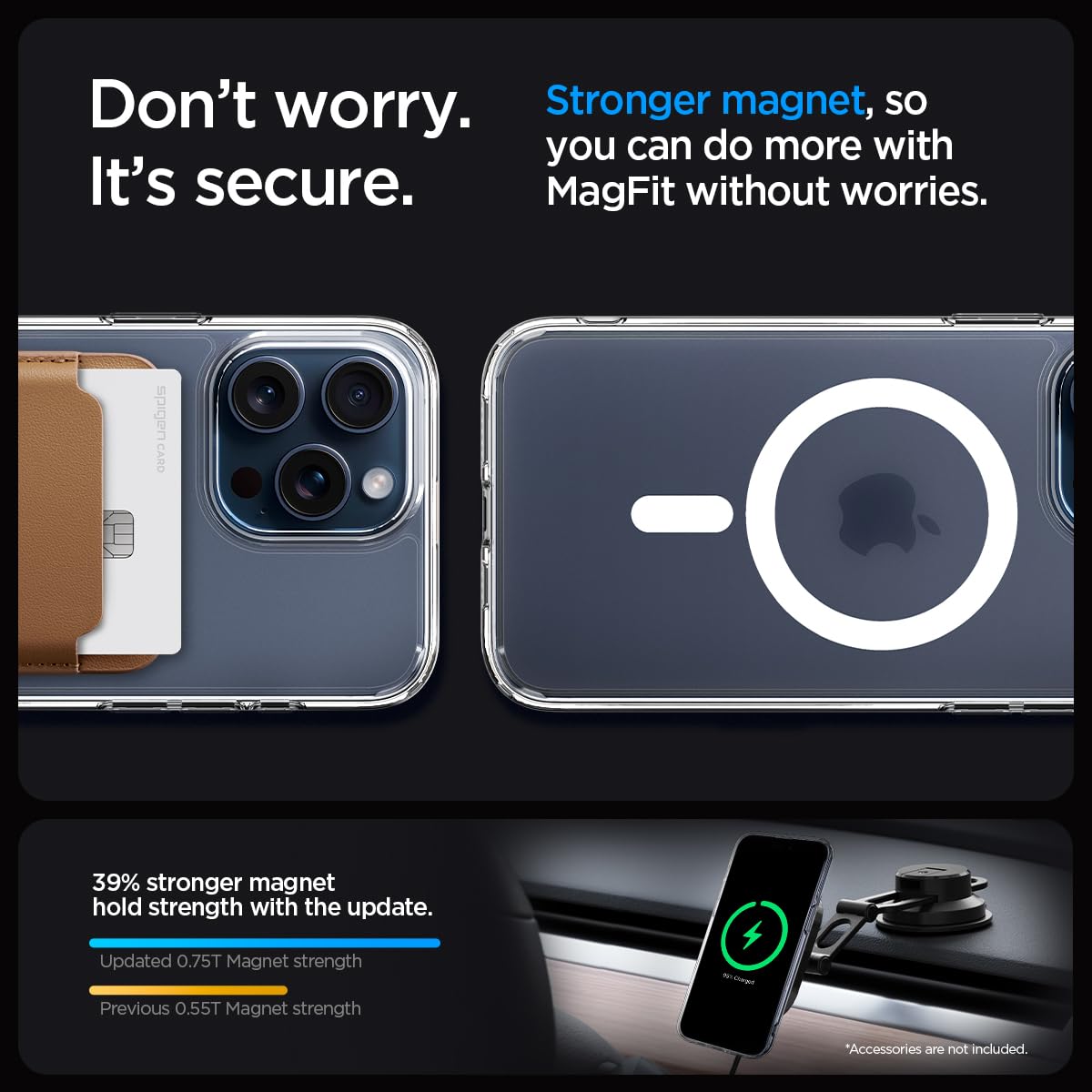 Foto 5 | Funda Para Teléfono Spigen Ultra Hybrid Magfit Iphone 15 Pro Max - Venta Internacional.