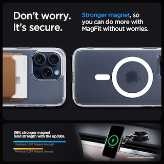 Foto 5 | Funda Para Teléfono Spigen Ultra Hybrid Magfit Iphone 15 Pro Max - Venta Internacional.