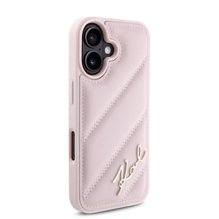 Foto 4 | Case Funda Karl Acolchada Para Iphone 16 Rosa-original