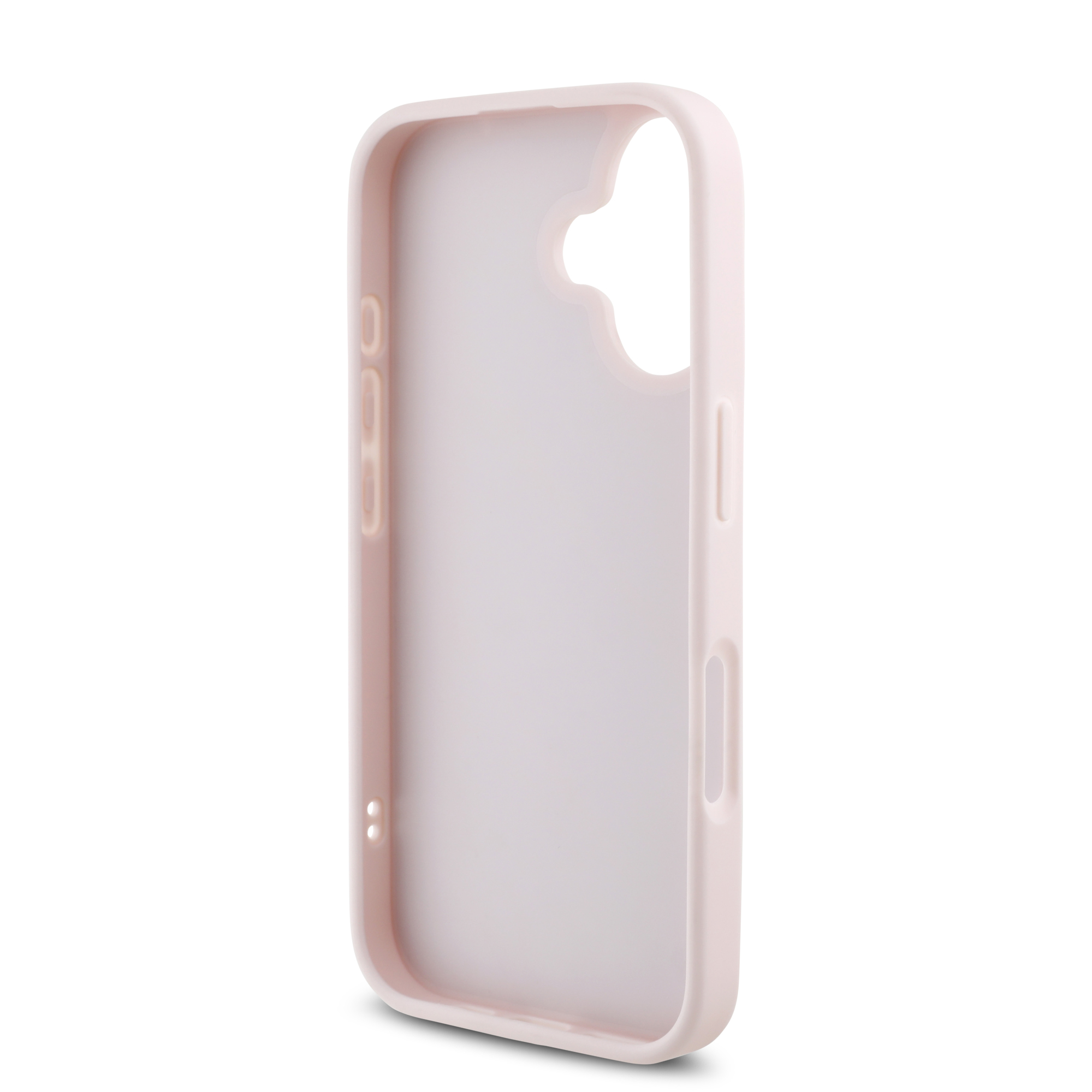 Foto 8 pulgar | Case Funda Karl Acolchada Para Iphone 16 Rosa-original