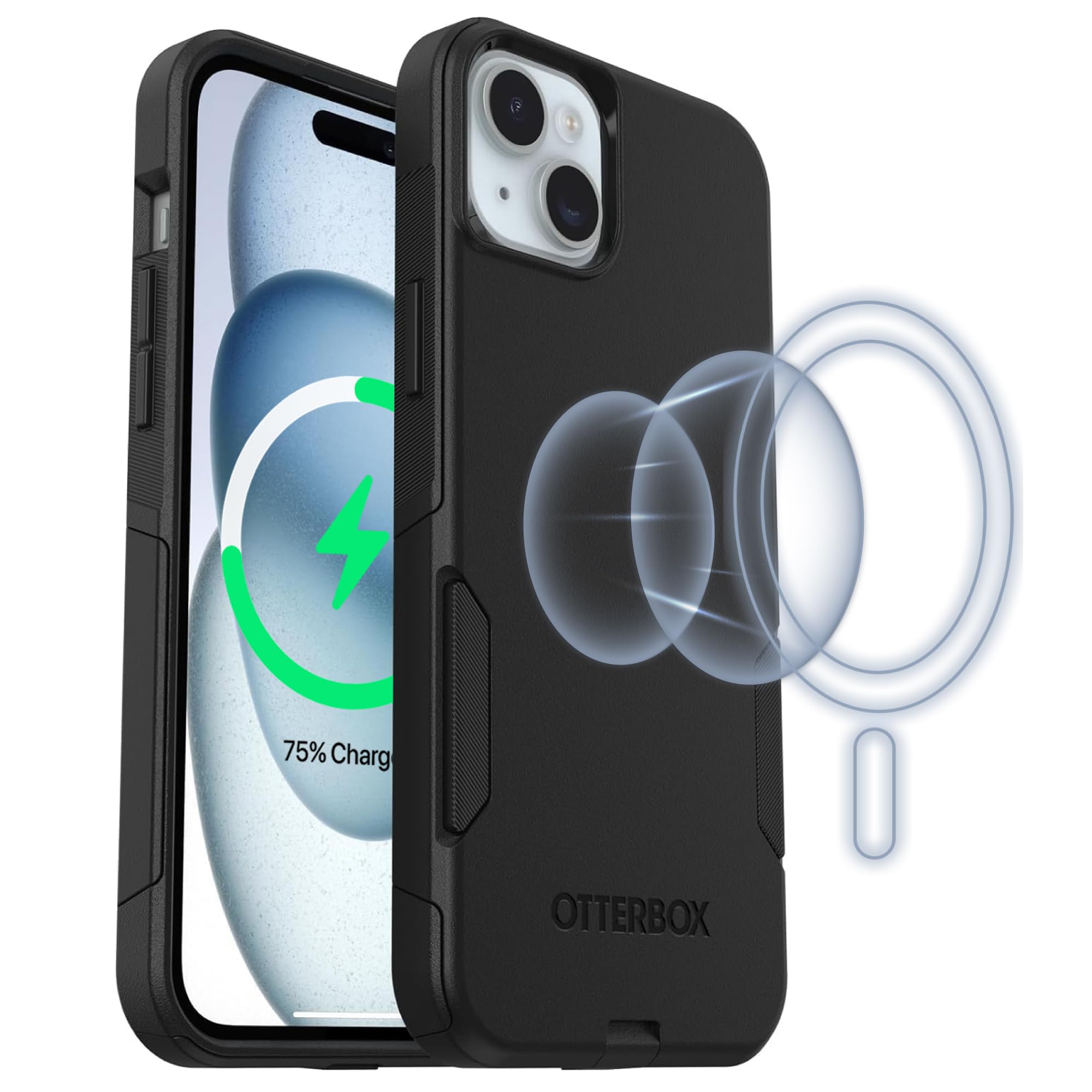 Foto 2 pulgar | Funda Otterbox Commuter Series Para Iphone 15 Plus/14 Plus, Color Negro - Venta Internacional.