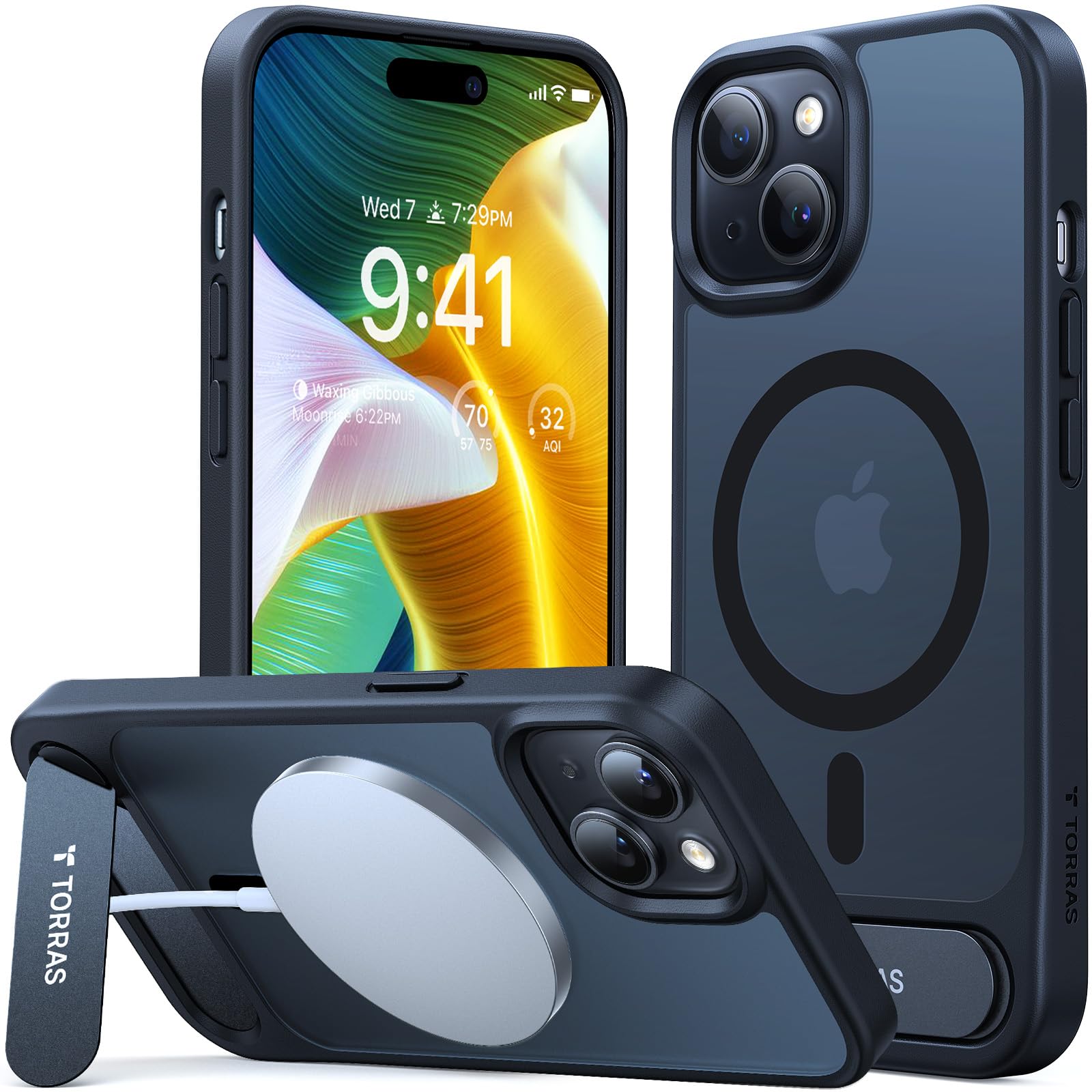 Foto 1 | Funda Magnética Torras Upgrade Con Soporte Para Iphone 15 Plus/14 Plus - Venta Internacional.